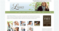 Desktop Screenshot of legacytherapystl.com